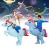 Blue Inflatable Unicorn Costumes Adults Child Christmas Halloween Dress Up Gift
