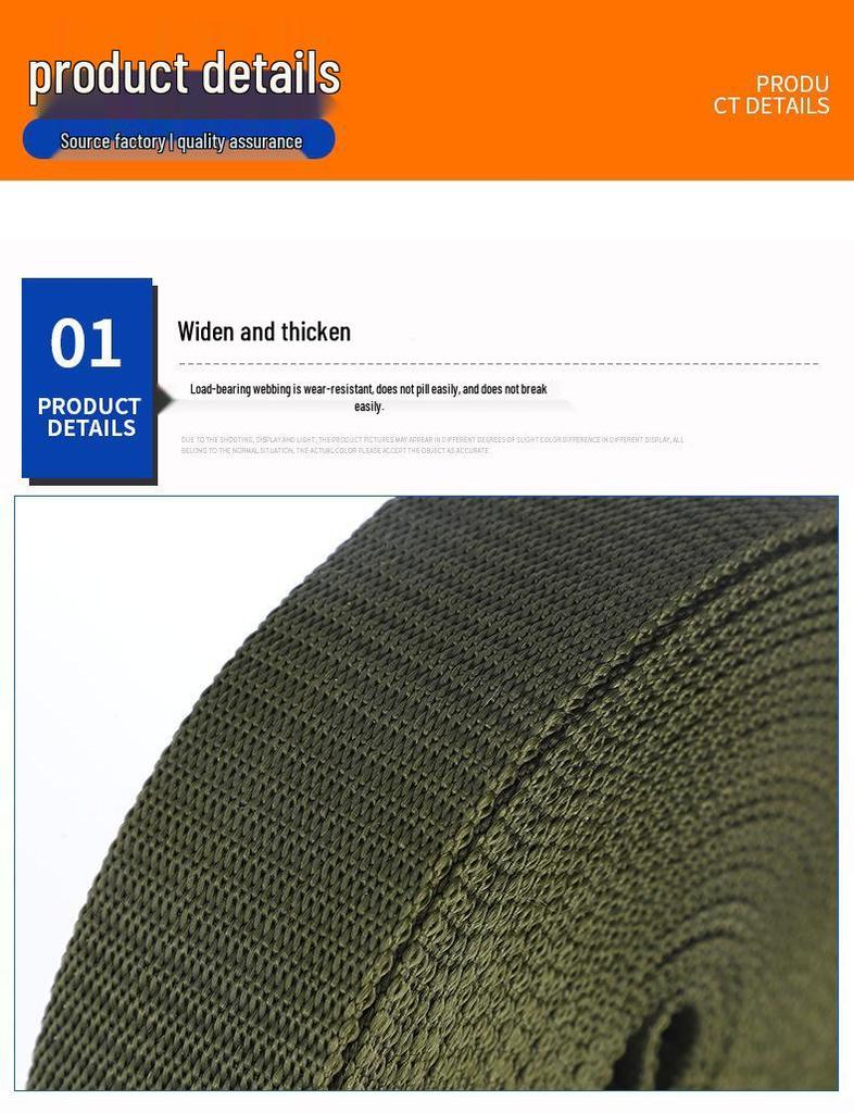 Military Green Strong Wear-Resistant Universal Ratchet Binder for Truck Cargo