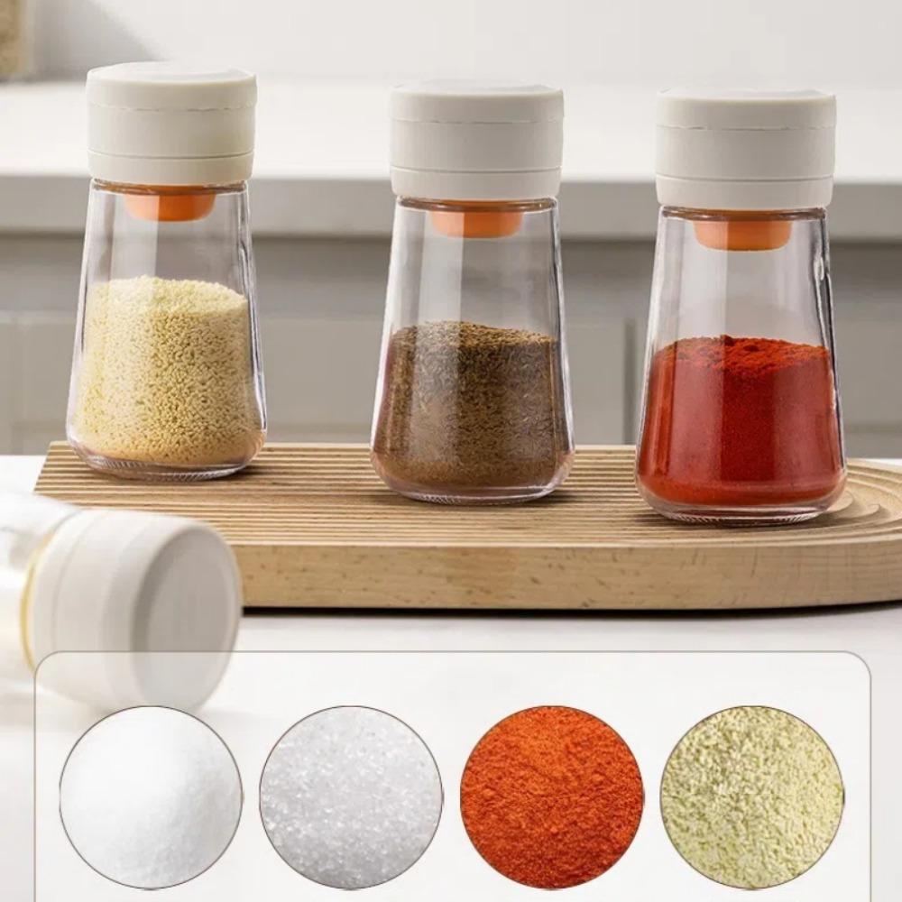 

Household Salt Dispenser Sealed Kitchen Seasoning Box New Salt Tank Salt Container жовтий