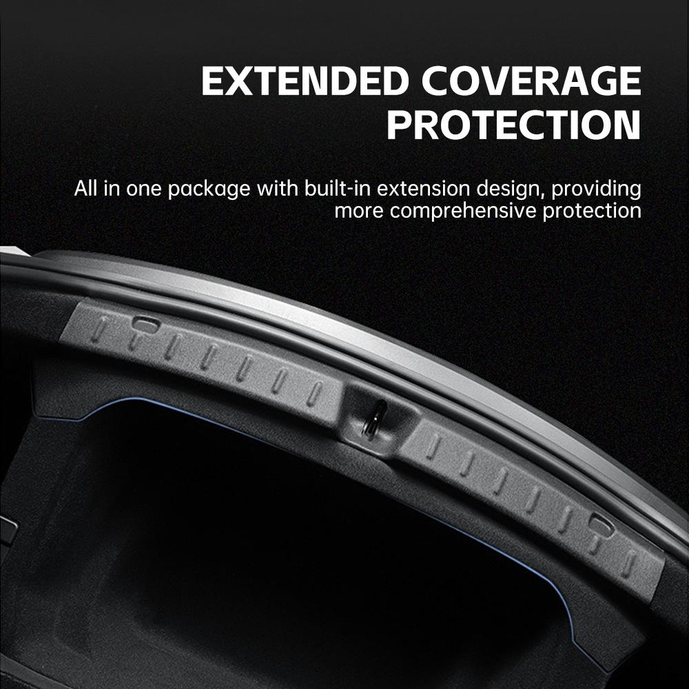 For Tesla Model Y Juniper 2025 2026 Car Tail Box Threshold Cover Protector Bumper Protective Cover Car Interior Accessories