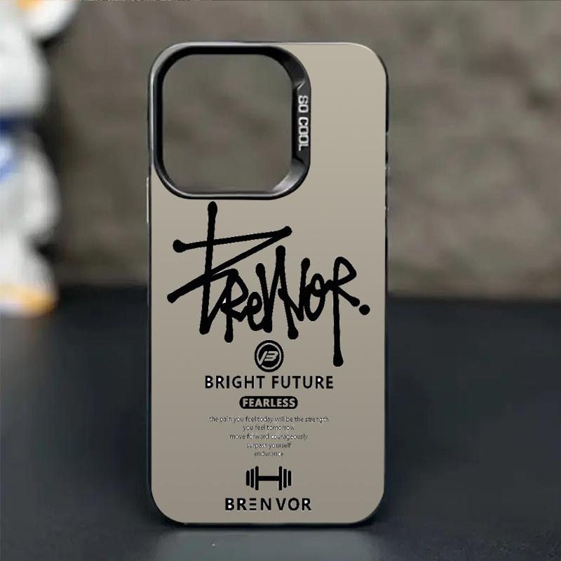 

Abstract style black art letter pattern phone case For iPhone 11 12 13 14 15 16 17 XS XR X 12 13 Plus Pro Max SE series Anti fall durable For iPhone 17 чорний