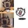 Acrylic Photo Frame with 360Degree Rotation Rotating Photo Holder Suitable for Enhancing Desktop Aesthetics and Styles