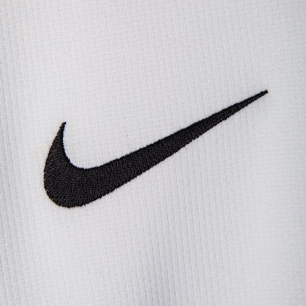 Nike Swoosh Simple Logo Drop Shoulder V-Neck Long Sleeve Knit Sweater Men Sweater White 448192-100