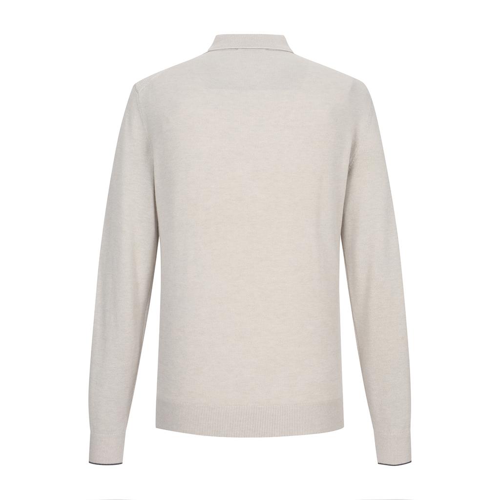 FERRAROMILANO Front Knit Thierry Sweater L/Beige (Amsets30151)