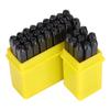 36Pcs Stamping Punch Tool Number(0‑9) Letter (A‑Z‑&) High Carbon Steel 2Pcs Box
