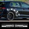 Creative Car Honeycomb Hexagon Decals Waterproof Polygonal Stickers Auto Body Side DIY Styling Auto Accessories Universal