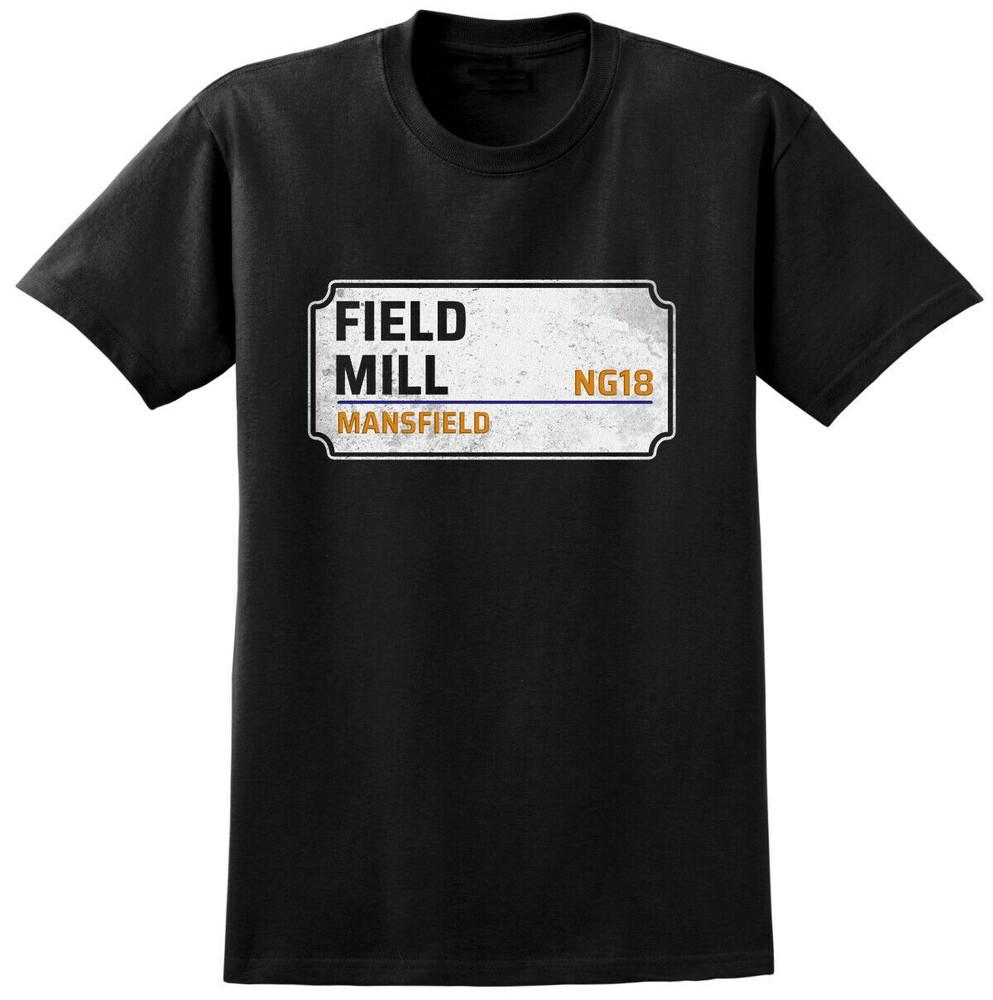 Mansfield Town Inspired Football Ground T-shirt Retro Street Sign Tees FC M