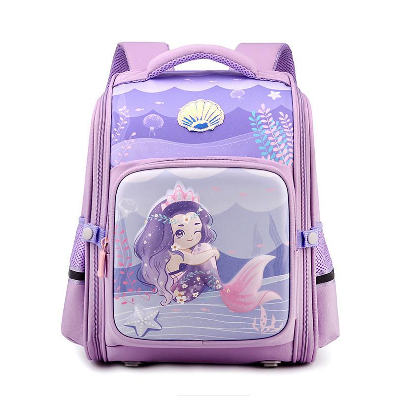 Cute Nylon Toddler Backpack With Cartoon Designs For Boys And Girls School Use