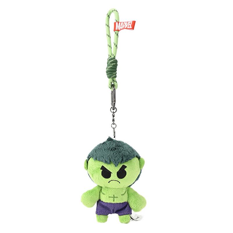 Venom Action Figure Keychain Plush Toy Spider-Man Hulk Pendant Car Bag Decoration