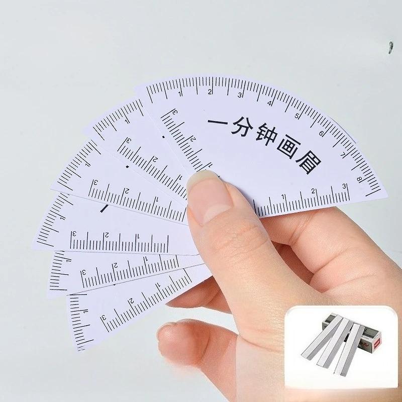 1PC Brow Shaping Stencil+Eyebrow Razors - 10 Blades, Instant Brow Shaper - Multi-Style Template Kit for Fast & Precise Shaping