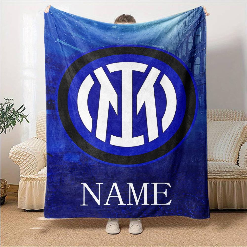 Custom Name Bayern Munich Crest blanket for Couch & Bed, Plush Cozy Fuzzy Blanket Super Soft & Warm Blankets for Fall and Winter. 0908228