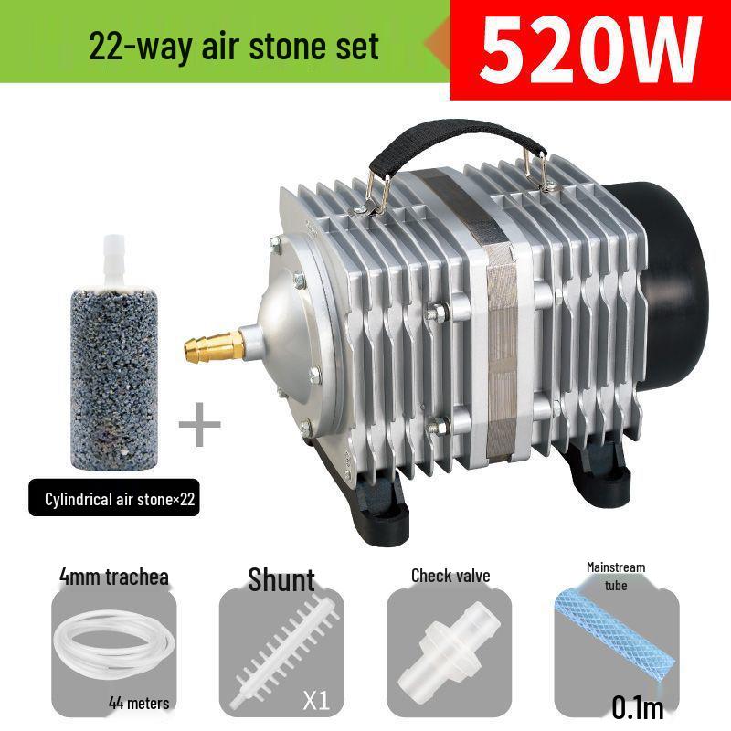 High-Power Electromagnetic Aquarium Aeration Pump for Fish Tanks & Ponds
