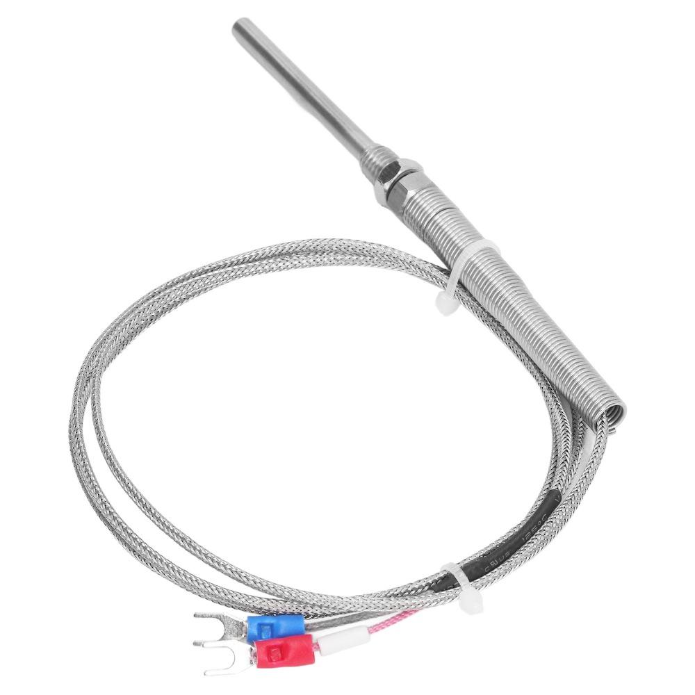 5x50mm M8 Probe Temperature Sensor with Insulation Thermocouple Sensor  Precision Mounting