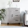 VidaXL Buffet Sonoma Grey 69.5x34x90 Cm Engineered Wood 827946