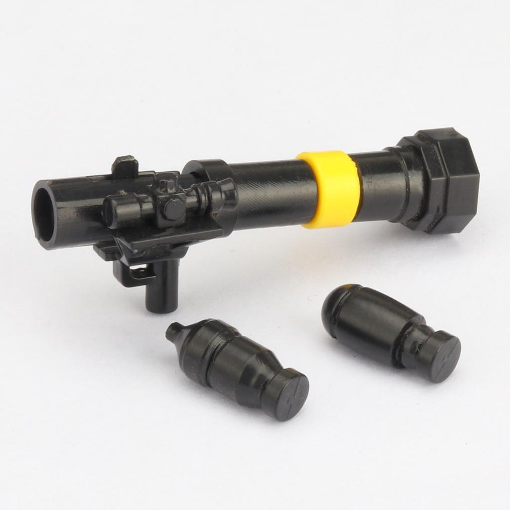 MOC WW2 Militärpistole Kanone Bausteine Schwere Waffen Kriegsszene Soldaten Armee Figuren Zubehör Waffen Steine Spielzeug