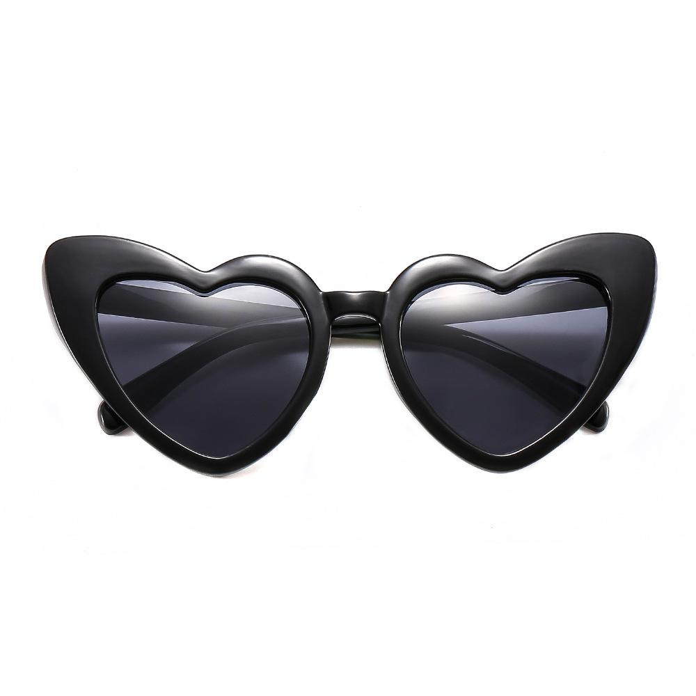 Love Women Sunglasses Cute Heart Sunglasses Trendy Big Peach Heart Sunglasses