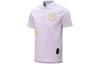 Men's PUMA Polo Shirts Unisex Purple Polo Collar Moderate Straight Fit