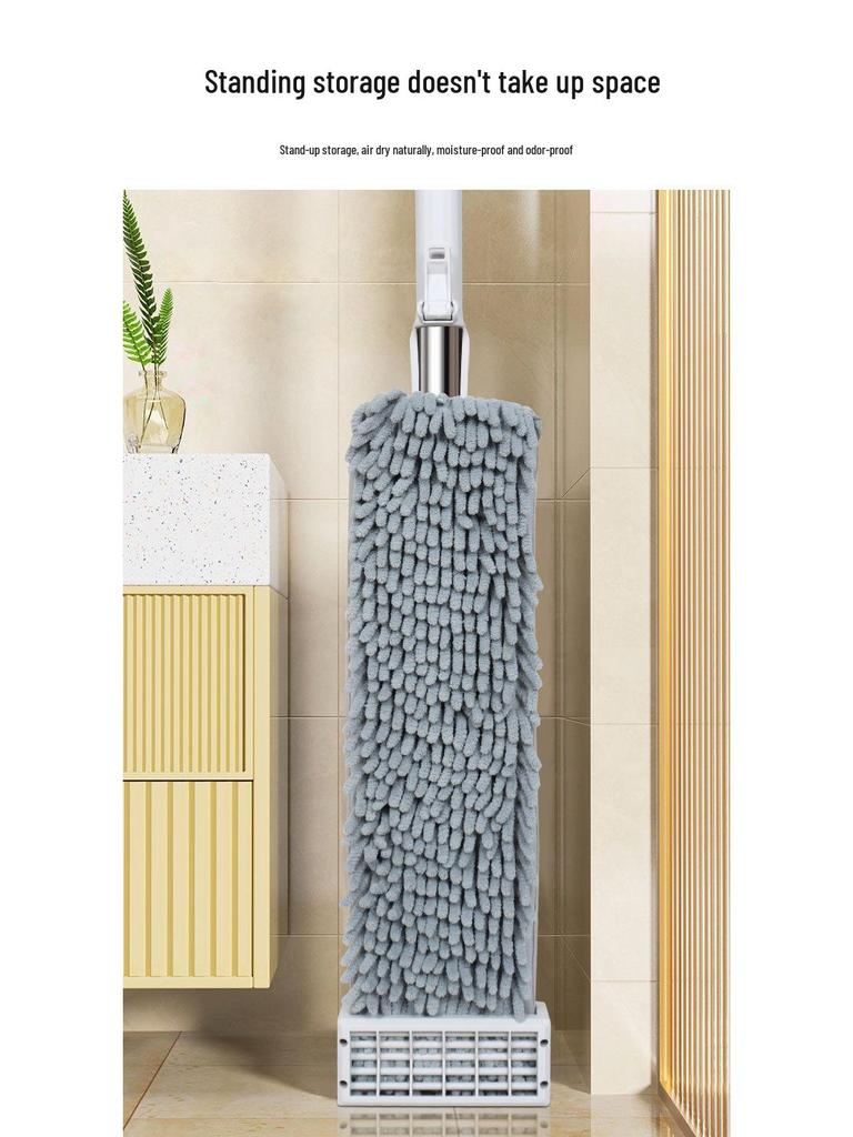 Chenille XL Freihand Flachwischer für Holzböden – Mühelose Ein-Wisch-Reinigung