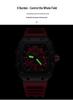 Samurai Luminous Waterproof Sports Watch - Men's Barrel Shape with Calendar