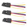 3pcs DC12V 80A LED Flasher Relay Waterproof Shockproof 5?Pin Car Turn Signal Light Relay