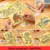 Creative Yellow Cartoon DIY Sand Painting Toy - Medium Size Educational Gift for Kindergarten & Birthday Prizes