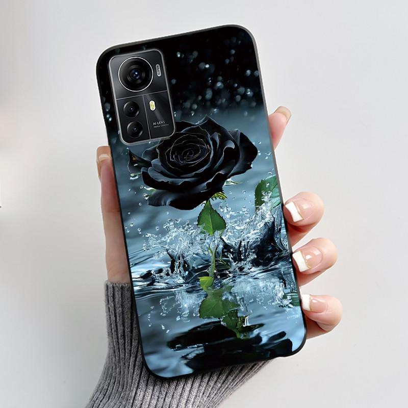 Casing For ZTE Blade A72s A7050/V41 Smart Case Luxury Dragon Cute Cool Boys Girls Black Matte Soft TPU Silicone Shell Back Cover