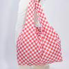 [KINDBAG] Checkerboard Reusable Red & Blue Medium Kind Bag
