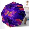 1pc Butterfly PatternAutomatic Open/close Umbrella, 8-Rib Sturdy Structure, Portable Travel Umbrella, Parties, Everyday Usec18