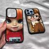 Japanese Korean Retro Doll Dark Baby Artist Black Hard Plastic Phone Case For Iphone 17 Air 16 15 14 13 12 11 Pro Max PC TPU