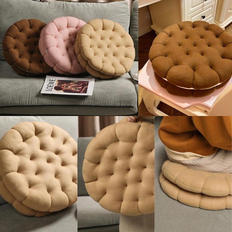 Cute And Creative Japanese Style Cookie Pillow For Office Nap And Sofa Decor