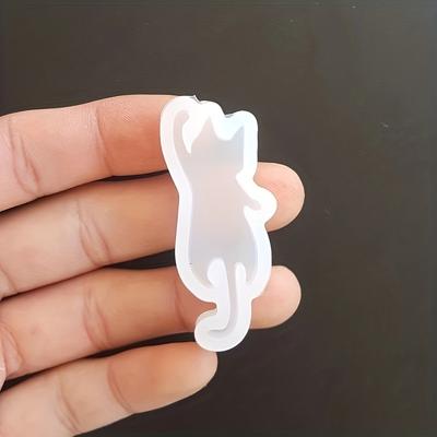 Chat Style Animal Silicone Chat Moule en Résine Artisanat Fait Main DIY Résine Breloques Pendentif Moule Fabrication de Bijoux