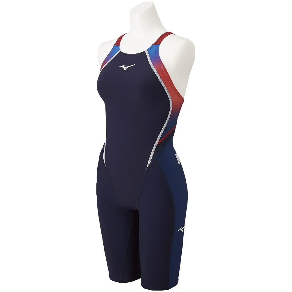 Mizuno FX SONIC Prism Poloviční oblek Námořnická modř x Velikost pro Závodní plavání a Závody Dívčí N2MG1431, Červená, 130,