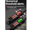 Lightweight High Precise Refrigeration Leak Detector With Rechargeable Battery Realtime Alarm For HVAC Automotive Systems