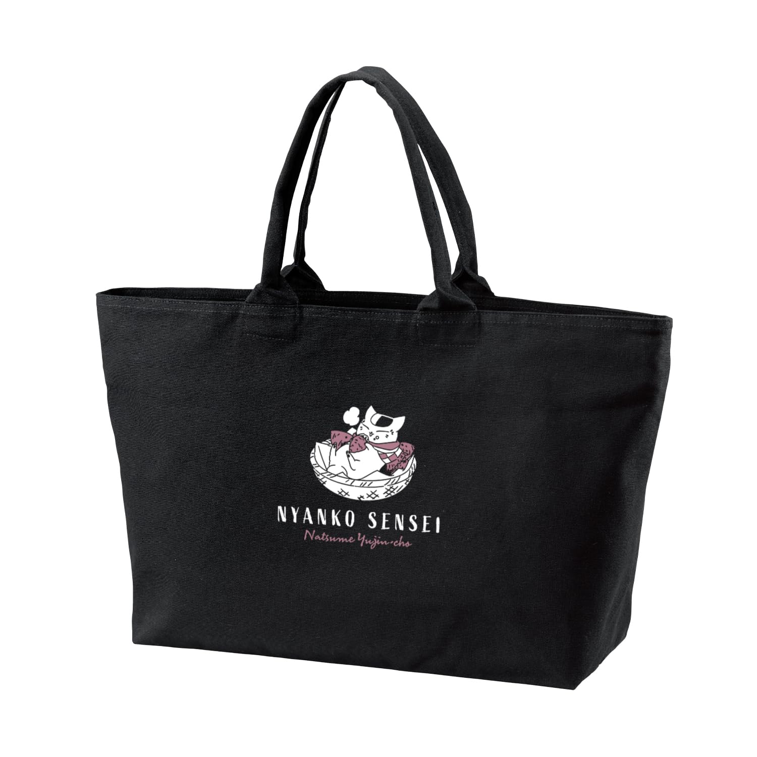 

Book of Friends Original Illustration Nyanko Sensei Baked Sweet Potato Big Zip Tote Bag Natsume s Ver.