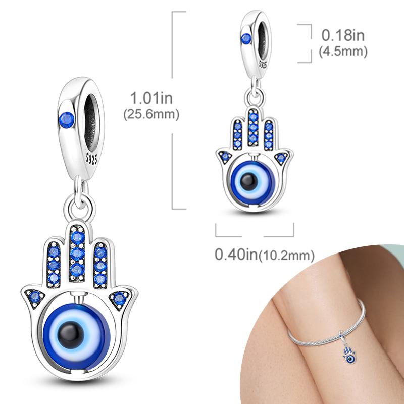 New 925 Silver Charms Bead Safety Chain Bead Fit Original Charms Bracelet Pendant Fine DIY Birthday Jewelry For Women