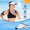 Trodalo Lightweight Soft Quick-Dry Sun Visor Packable Tennis Golf Running Hat for Men Women Sporty Style Common Fabric Feature
