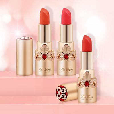 The First Genature Sheer Velvet Lipstick 3.8g / Soft, High-pigmentation, 24H Long-lasting