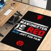 Manchester United Printed Carpet, for Office Chair Living Room Bedroom Kitchen Room Decor Gifts.