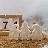 Creative Christmas Resin Castes Sturdy Silicone Mold Stylish Dishes Tray Molds Accessory for Customes Craft Projects