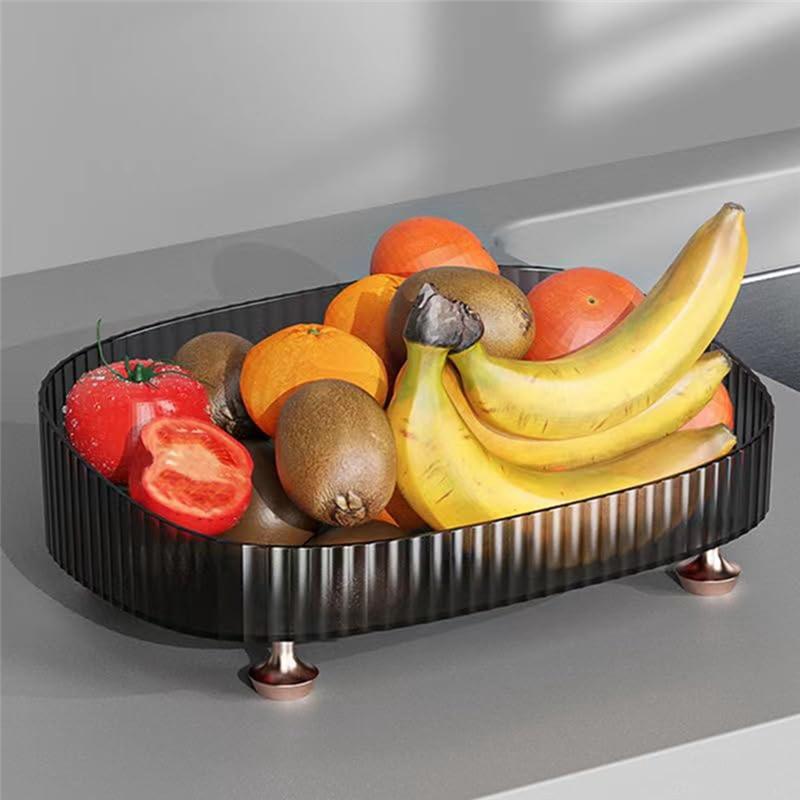 

Makeup Perfume Organiser Key Storage Ornaments Decorative Dresser Tray, Countertop Organizer Tray For Cosmetics,A Easy Install-B