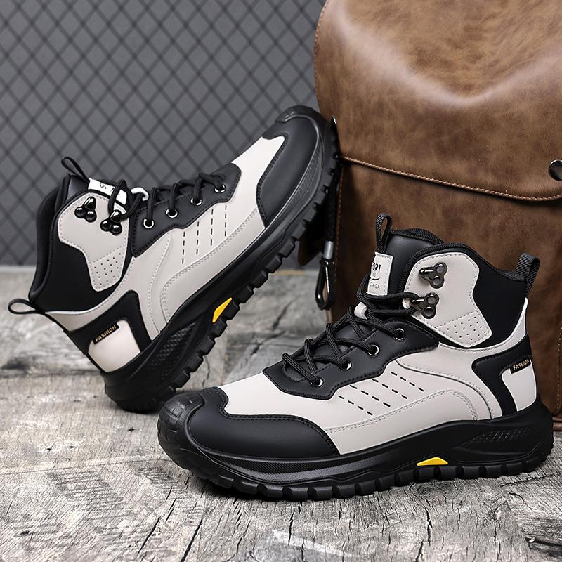 

Мужские уличные походные ботинки Нескользящие Легкие Модные и Универсальные Мужские Кемпинговые Ботинки 38