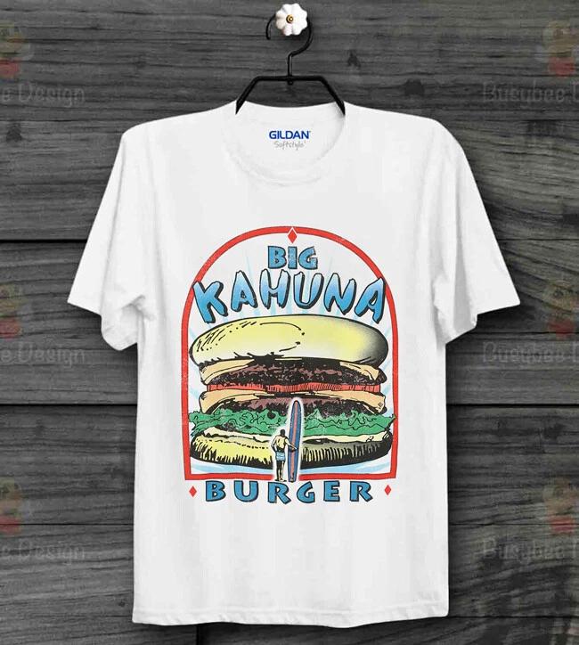 Big Kahuna Burger Pulp Fiction Movie Retro COOL Hipster Unisex 100% Cotton T-shirt Mens Tees Top B35 2XL
