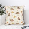 Kawaii Capybara  Pillow Case  Custom Pillow Cover Funny Pillowcases For Sofa Couch Bed Living Room