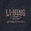 Li-Ning Casual Comfortable Simple Loose Versatile Hooded Cardigan Sweatshirt Unisex sweatshirt Black AWDVC13-5