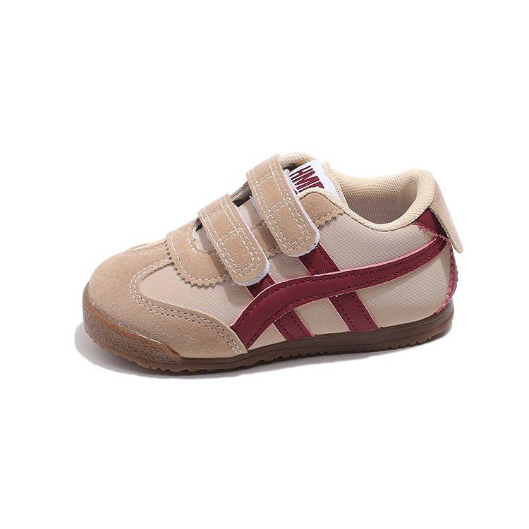 Children's Sports Shoes 2025 Spring and Autumn Soft-soled Non-slip Board Shoes Boys Forrest Gump Shoes Girls Shoes Little White Shoes German Training 