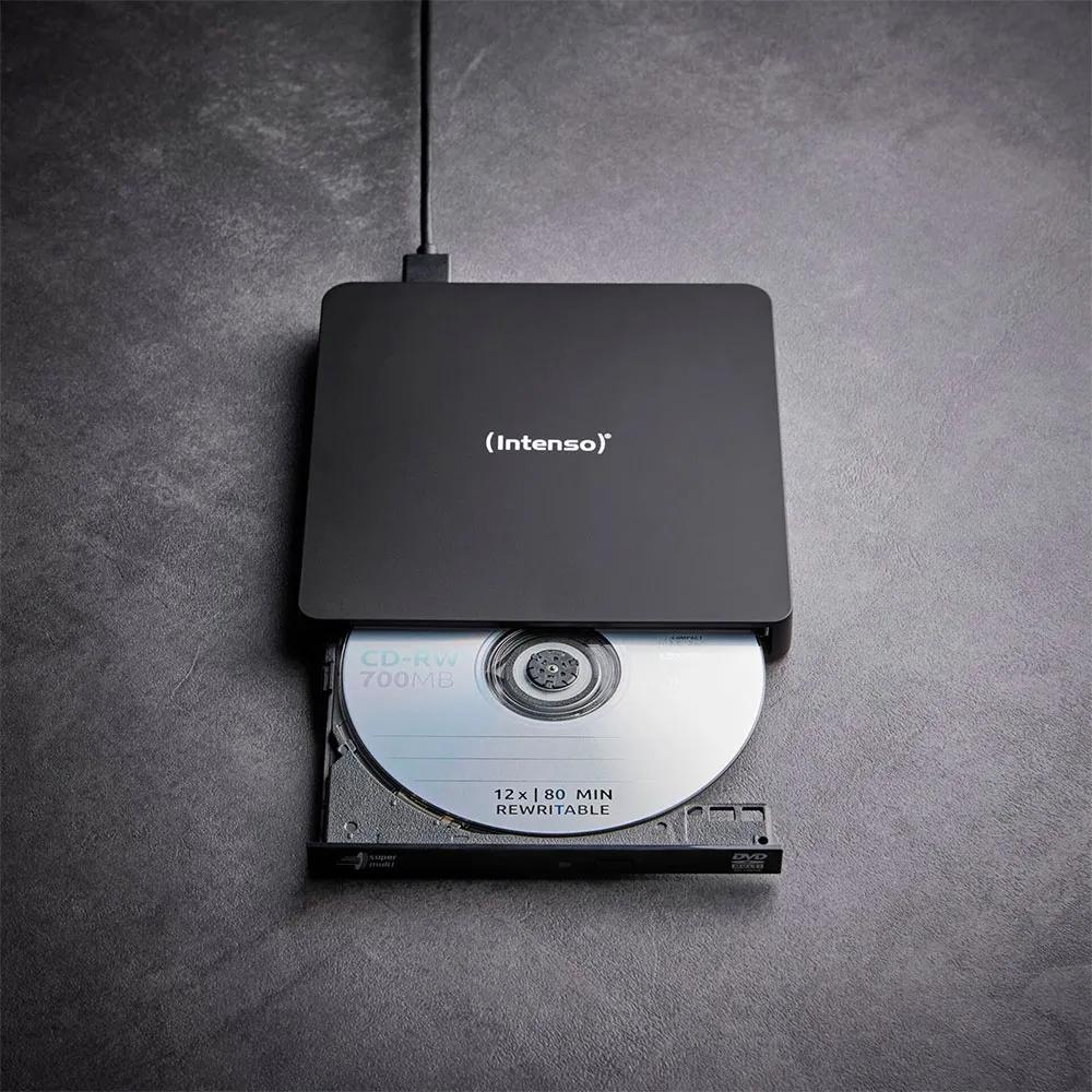 Intenso eod 400d slim external DVD writer USB 3.2 Black