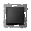 Ospel Aria Black - Single-pole Switch ŁP-1U//33