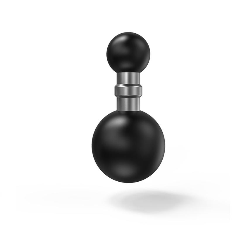 Cyprinoid Dubbele Balbevestigingsadapter 1 Inch naar 25mm/17mm/15mm Composiete Verlengingsbal voor Standaard Dubbele Balholtebevestiging RAM