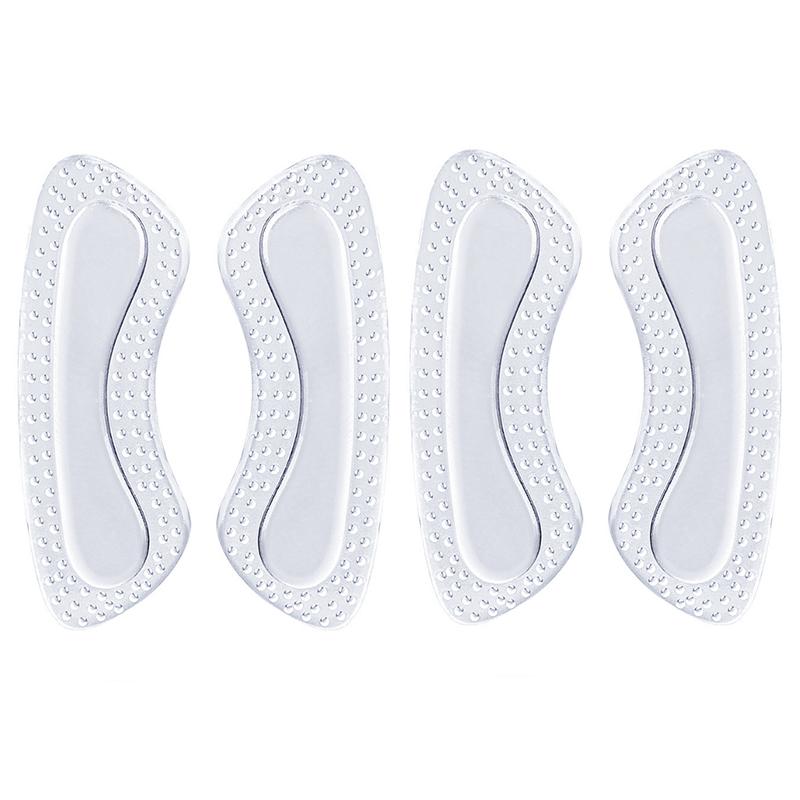 Upgrade Silicone Heel Stickers Heels Grips for Women Men Anti Slip Heel Cushions Non-Slip Inserts Pads Foot Heel Care Protector