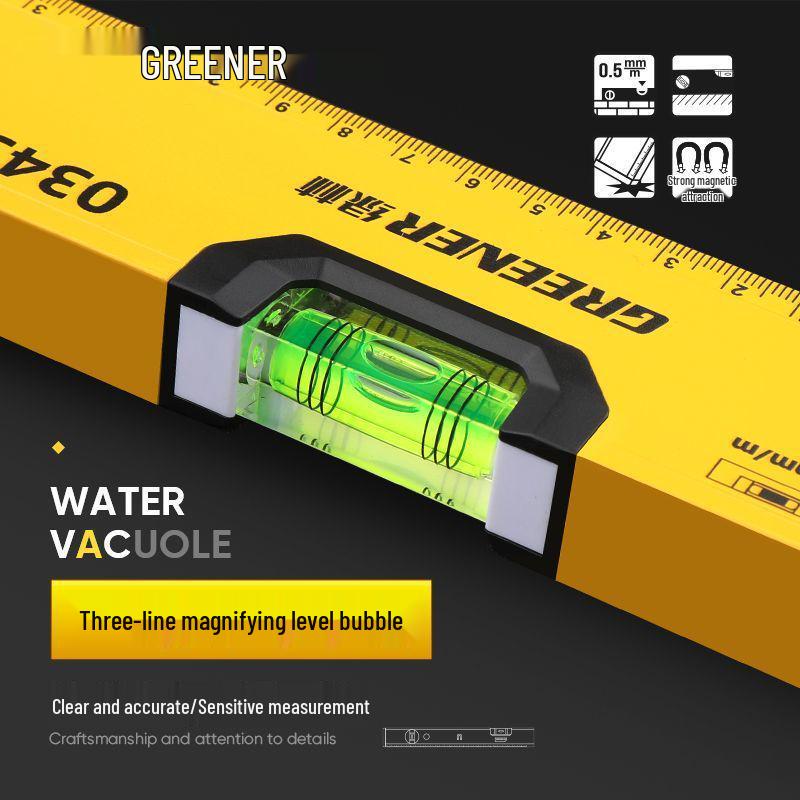 High Precision Magnetic Spirit Level Inclinometer - Aluminum Angle Square Tool